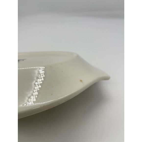 Vintage Jackson Custom China Serving Platter 11.75" x 8.5" Falls Creek PA USA - Picture 6 of 7